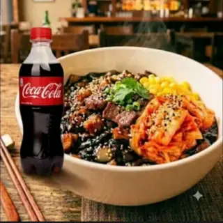 Hình ảnh Combo Mì Tương đen thịt bò + Coca