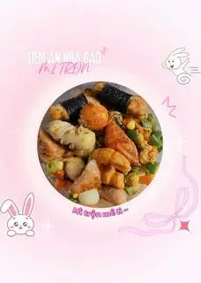 Hình ảnh mì trộn mê li