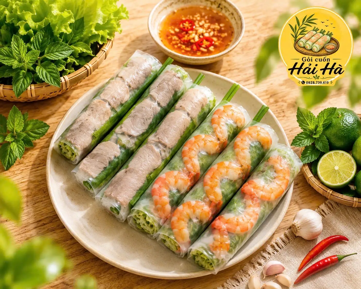 Hình ảnh 3 Cuốn Thịt & 2 Cuốn Tôm