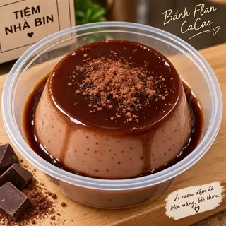 Hình ảnh Bánh flan cacao