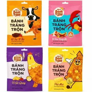 Hình ảnh COMBO 4 Bánh Tráng Trộn (túi 20gr)
