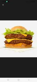 Hình ảnh Burger bò 2 tầng sốt phô mai
