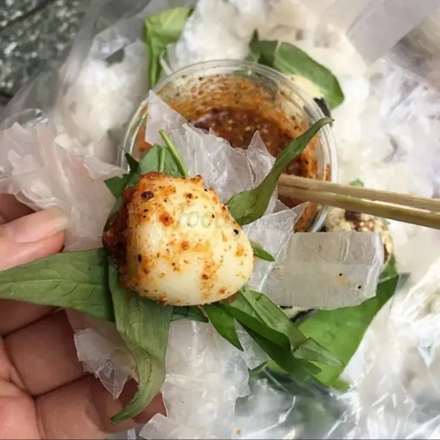 Hình ảnh bánh tráng chấm