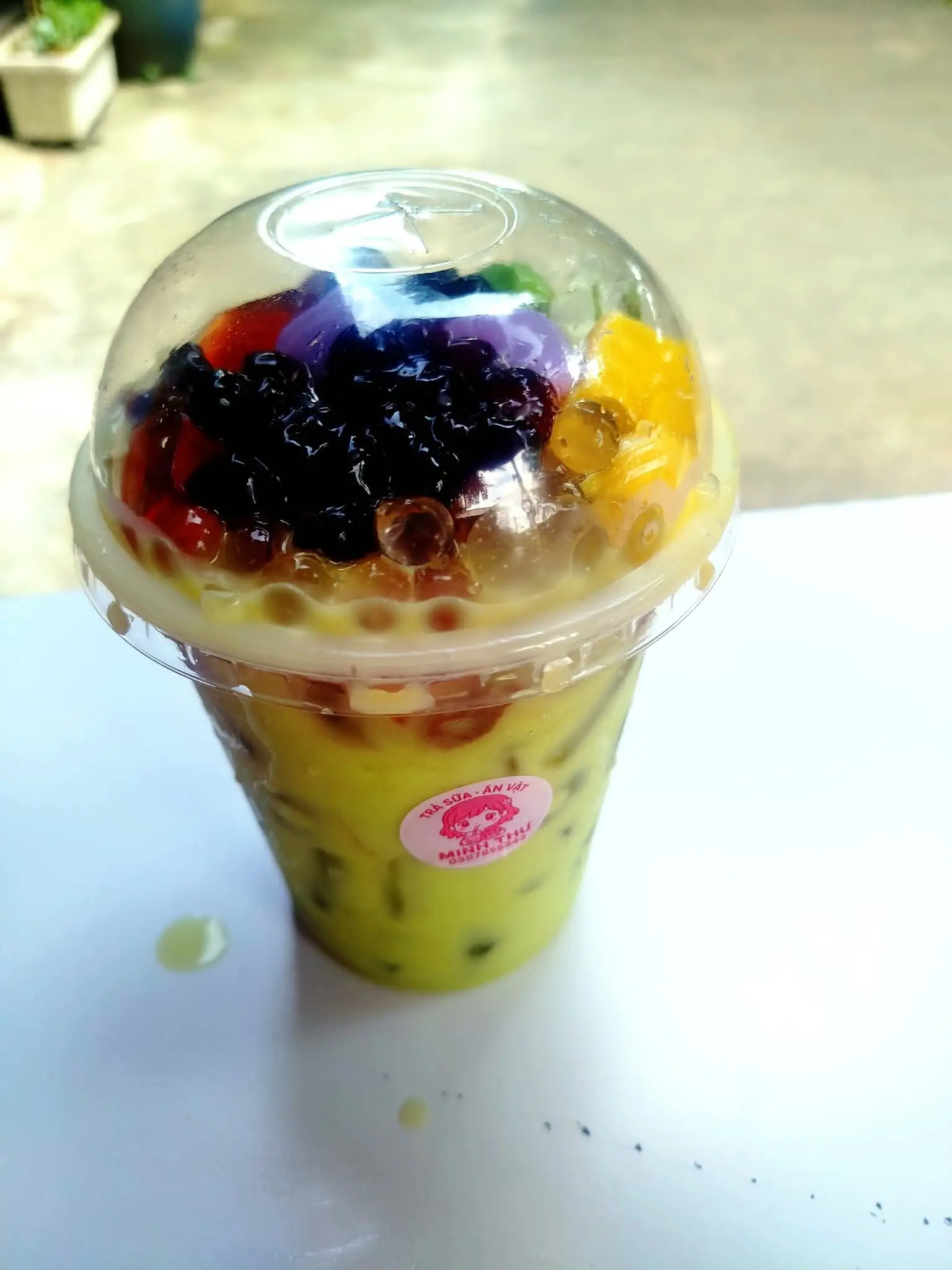 Hình ảnh Trà sữa Thái xanh