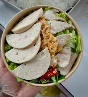 Hình ảnh Bún mắm nêm chả lụa ( tặng 1 coca)