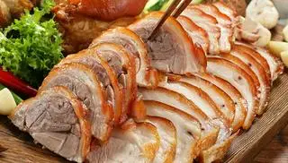 Hình ảnh Thịt chân giò heo quay 100gr