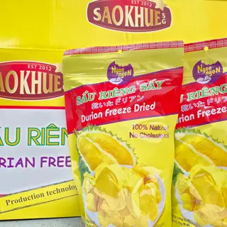 Hình ảnh Sầu riêng kem sấy ngon ngon gói - 100g