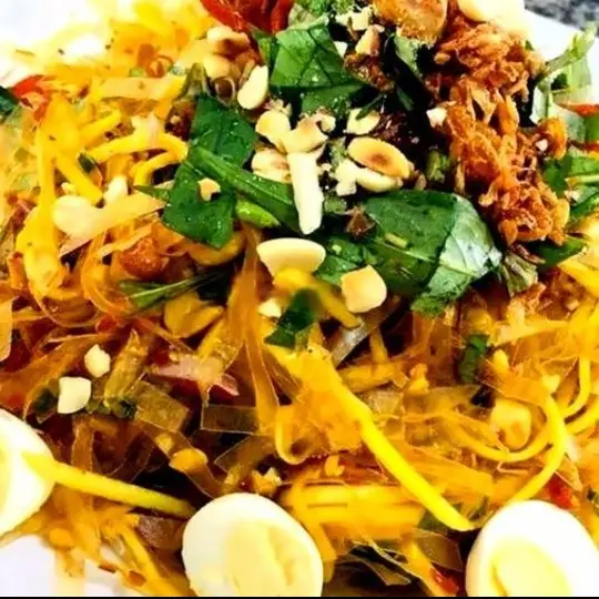 Hình ảnh bánh tráng trộn khô bò sợi 