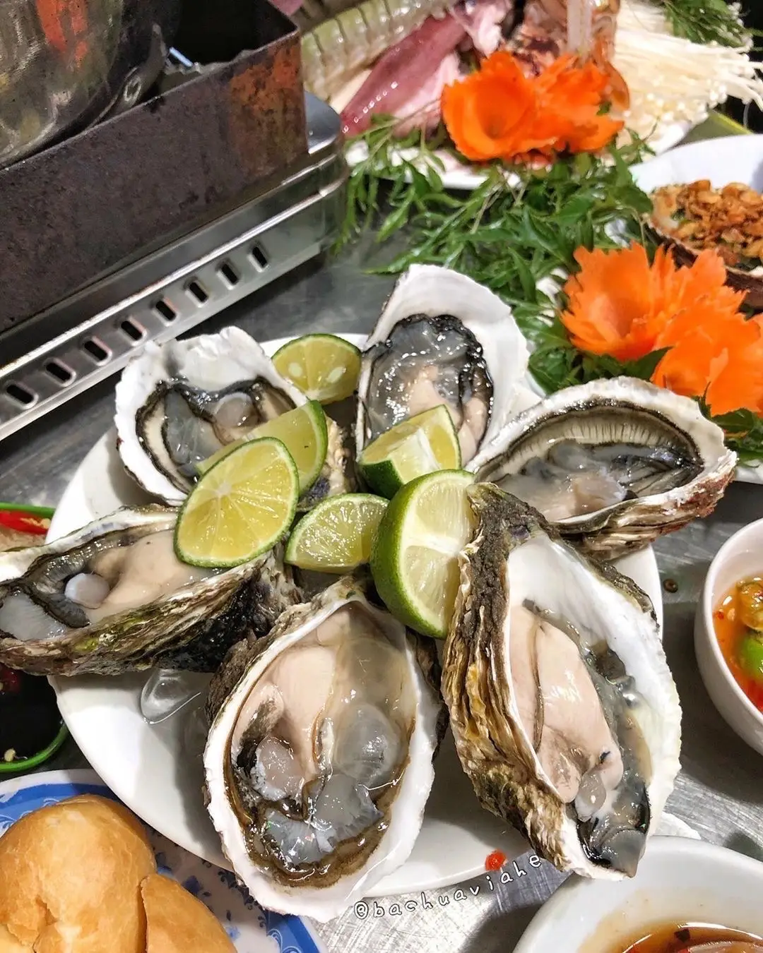 Hình ảnh Hàu nướng mù tạt