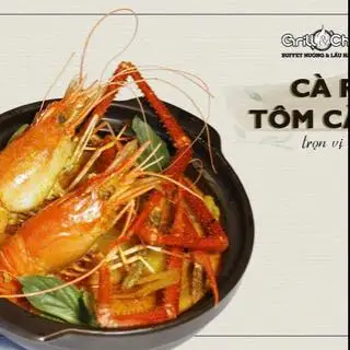 Hình ảnh cà ri tôm càng phần 3 con tôm 