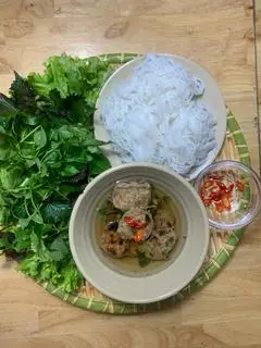 Hình ảnh Bún chả chấm chay