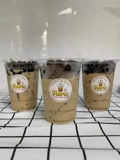 Hình ảnh Trà Sữa Olong full topping ly khổng lồ