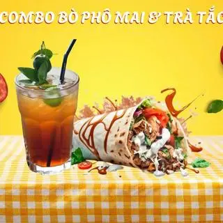 Hình ảnh Combo Bò Phô Mai & Trà Tắc