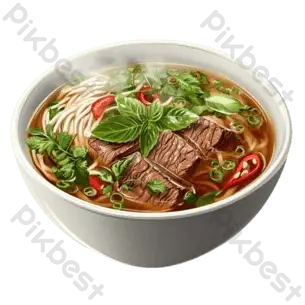 Hình ảnh Bún bò Tái