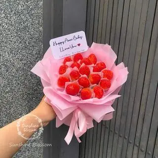 Hình ảnh Dâu Tây Bó Sẵn Để Tặng