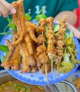 Hình ảnh Da gà chiên giòn