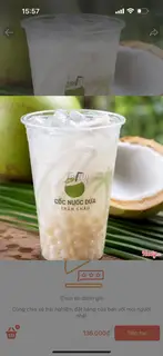 Hình ảnh nước dừa trân châu