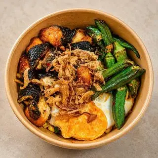 Hình ảnh Mì trộn indomie gà cuộn rong mix trứng bắp chua ngọt tê cay