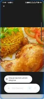 Hình ảnh Cơm gà xối mỡ góc tư 