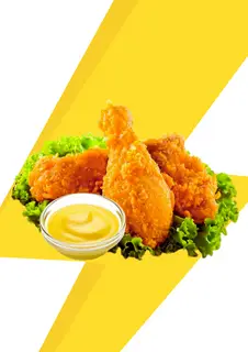 Hình ảnh Combo 4 gà rán - 1 mù tạt mật ong  1 trứng muối - 1 Teriyaki Nhật - 1 nguyên vị