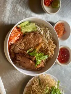 Hình ảnh bún sườn bì