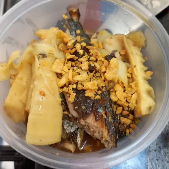 Hình ảnh CƠM CÁ NỤC KHO MĂNG 