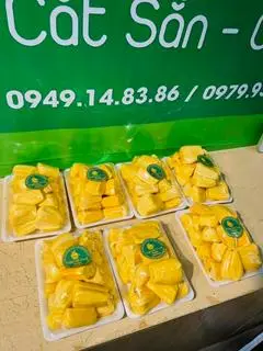 Hình ảnh Khay mít thái da xanh