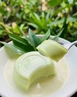 Hình ảnh Tàu hủ Singapore lá dứa