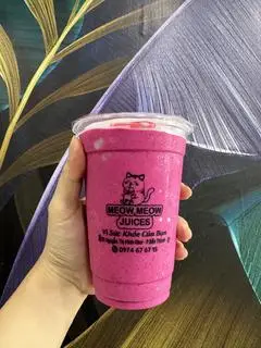 Hình ảnh Sinh tố Thanh Long - Chuối