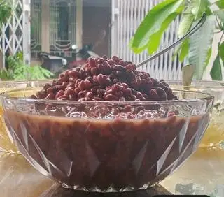 Hình ảnh Chè đậu đỏ trân châu, sương sáo