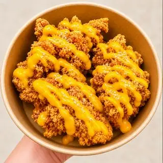 Hình ảnh Gà ko xương sốt mù tạt mật ong