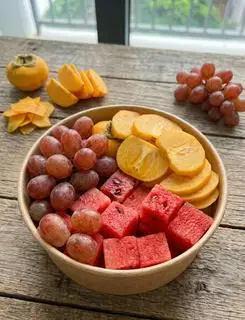 Hình ảnh Nho+ Dưa hấu sài gòn + Hồng mật