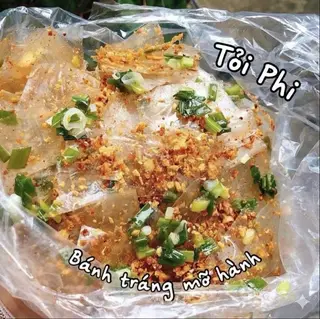 Hình ảnh Bánh Tráng Mỡ Hành Tỏi Phi