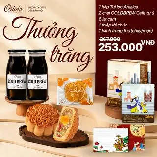 Hình ảnh SET QUÀ TRUNG THU THƯỞNG TRĂNG ORIVIS