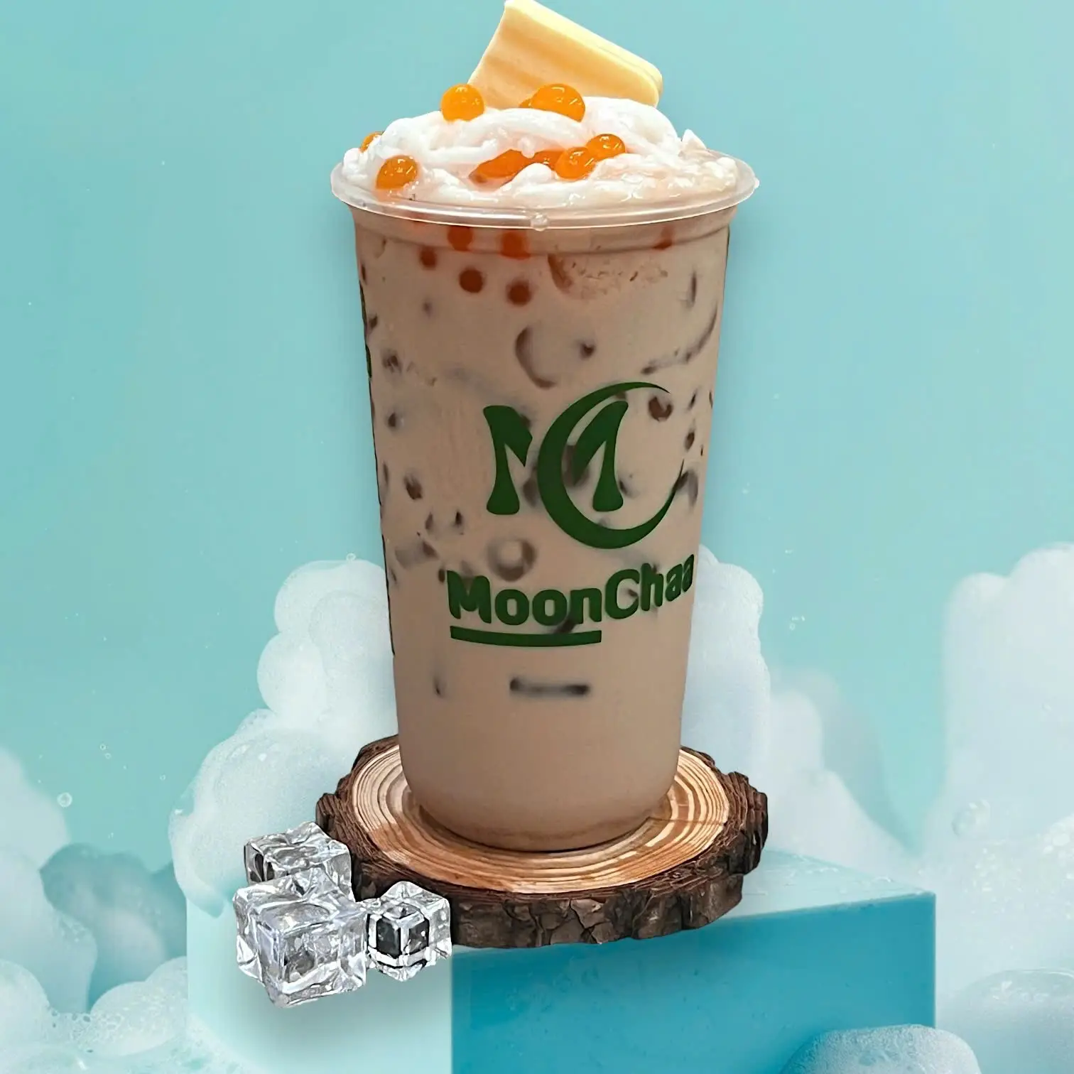 Hình ảnh Trà Sữa Friend ( Thạch Dừa, Thủy Tinh Dưa Lưới và Pudding Phô Mai )