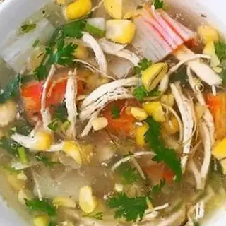 Hình ảnh Soup gà nấm thanh cua