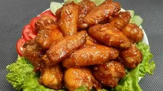 Hình ảnh Cánh gà khúc giữa chiên mắm (5c)