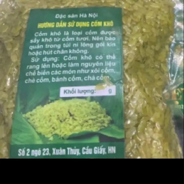 Hình ảnh cốm khô hút chân không