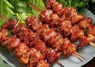 Hình ảnh thịt xiên nướng