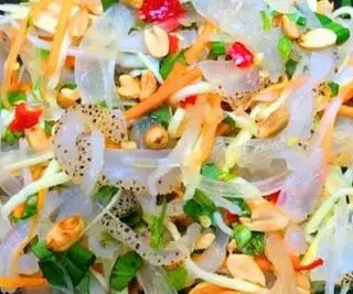 Hình ảnh Gỏi sứa trộn đu đủ