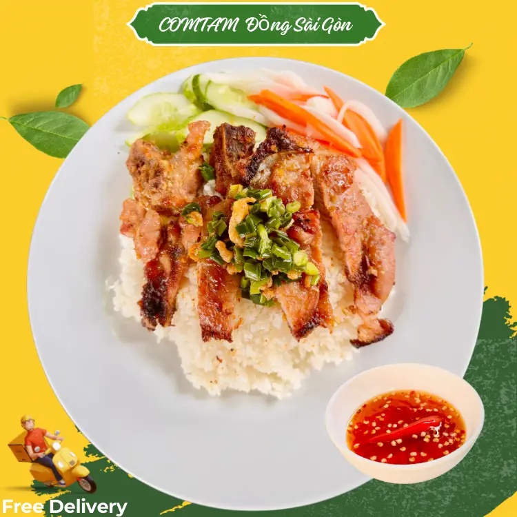 Hình ảnh Combo Cơm Sườn + Canh