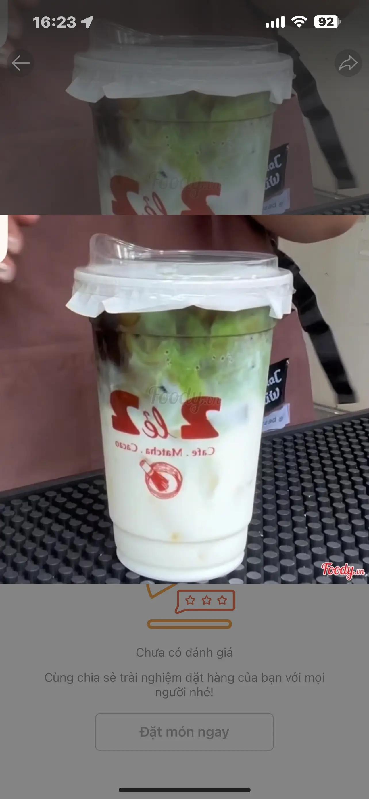 Hình ảnh Matcha latte cafe