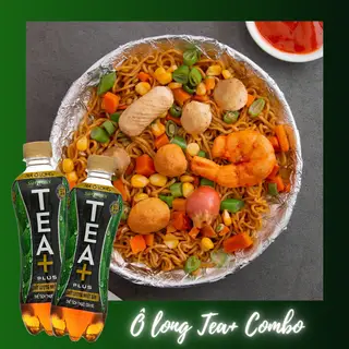 Hình ảnh Mì Thập Cẩm + Trà Ô Long
