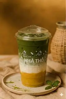 Hình ảnh Matcha latte chuối