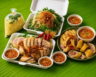 Hình ảnh Nửa con vịt - 1 hộp gỏi rau lớn - 1 phần cháo lớn