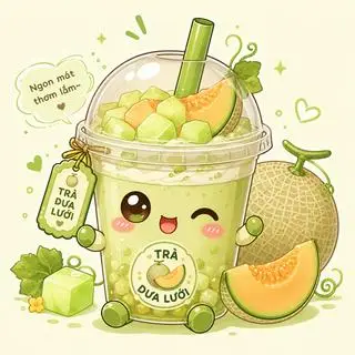 Hình ảnh Trà Dưa Lưới