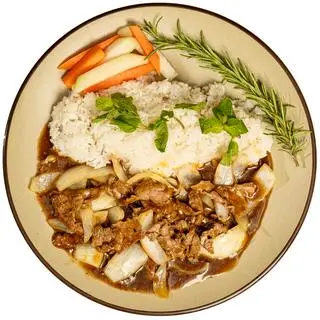 Hình ảnh Cơm bò xốt tiêu đen