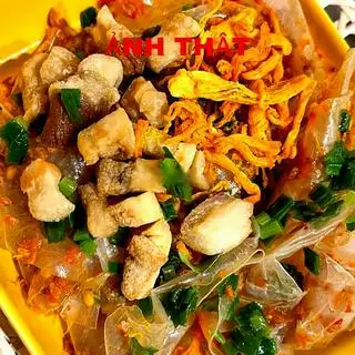 Hình ảnh Bánh tráng phơi sương tóp mỡ - mỡ hành - khô gà