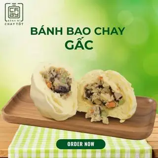Hình ảnh Bánh bao chay gấc