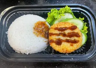 Hình ảnh Cơm Bánh Tôm sốt Teriyaki 